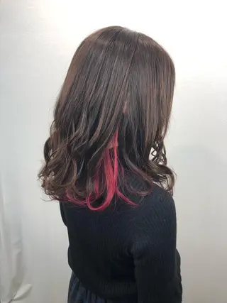 ミディアム カラー 🤍2nd🤍田所 美希のヘアスタイル