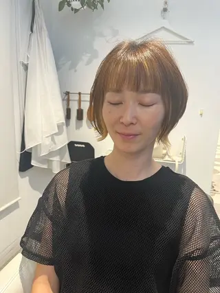 ショート L⭐︎s  kind所属・FEMMEAREA☆ Amiのヘアスタイル