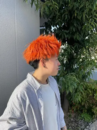 カラー 髪質改善×潤艶カラー ⭐️岡田崇彰のヘアスタイル