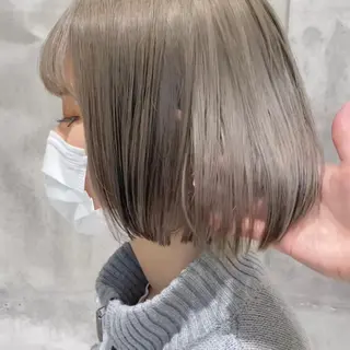 ミディアム カラー ウルフカット ハッシュカット/七海のヘアスタイル