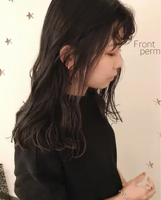 セミロング カラー 市川 千夏のヘアスタイル
