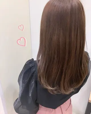 セミロング カラー 新宿駅近♡個室 ♡関口三都季🌜のヘアスタイル
