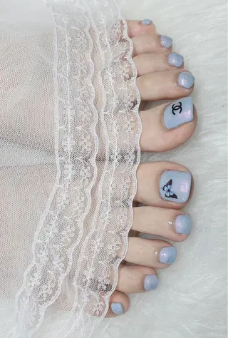 ネイル 23時まで❤︎韓国、 ワンホンネイルのネイルデザイン