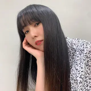 ヘアアレンジ 韓国風🇰🇷うる艶 レイヤー/海青🫧のヘアスタイル