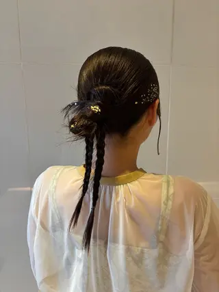ヘアアレンジ Ayano‪‪🎀似 合わせ×透明感🎀のヘアスタイル