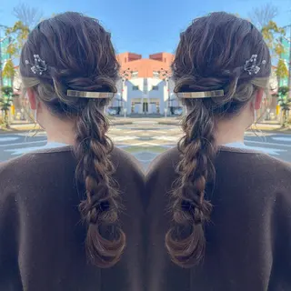 ヘアアレンジ mako🌷ミニモ 限定クーポン多数🆕のヘアスタイル