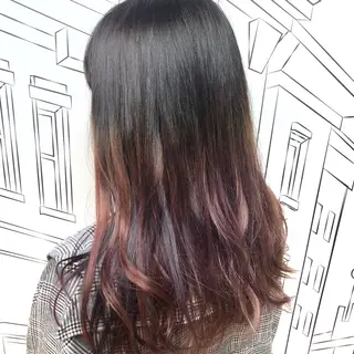 セミロング カラー TOMOKA 艶髪/透明感カラーのヘアスタイル