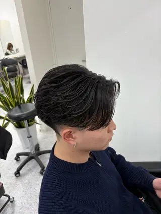 パーマ メンズ 笹江 瑞穂のヘアスタイル