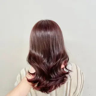 ミディアム パーマ ヘアアレンジ 💕上野美容師☁ ブリーチ💖サワのヘアスタイル