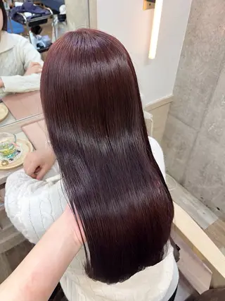 ロング カラー cache  cache 用賀所属・🍓艶モテ暖色カラー 🎀mayu🍓のヘアスタイル