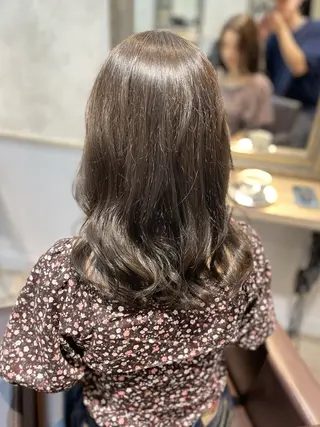 セミロング カラー カラー✨縮毛矯正✨ ハギワラケンタのヘアスタイル