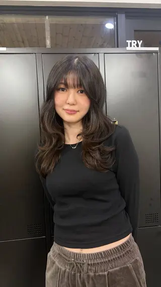 セミロング Mayuka ：）のヘアスタイル
