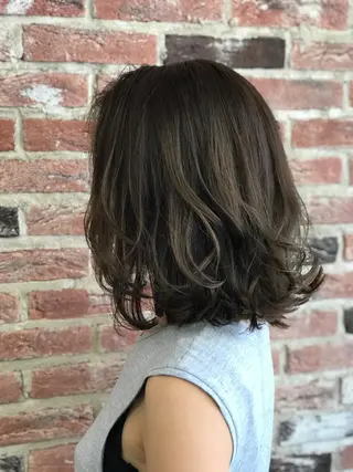 ミディアム カラー 市村 正義のヘアスタイル