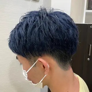 セミロング カラー メンズ 🦋髪質改善 今宮梨沙🦋のヘアスタイル