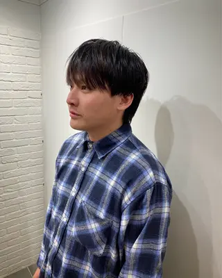 メンズ シャドウパーマ 田形清流のヘアスタイル