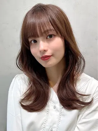 ロング カラー ヘアアレンジ ブリーチなしカラー /新百合ヶ丘/安形翔のヘアスタイル