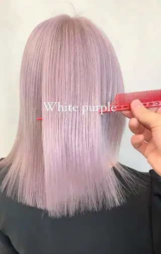 ミディアム カラー ハイトーン特化サロン 代表 中谷蓮のヘアスタイル