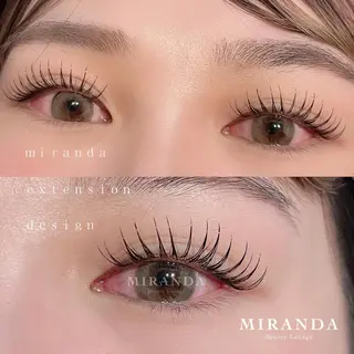 マツエク・マツパ MIRANDA beautyのマツエク・マツパデザイン