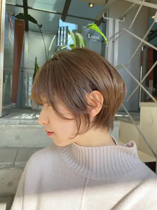 ショート カラー 🌟モテ髪ショート 🌟店長 津賀涼のヘアスタイル