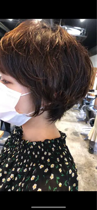 ショート カラー 骨格診断🍃ショート /ショートボブ✨岡元のヘアスタイル