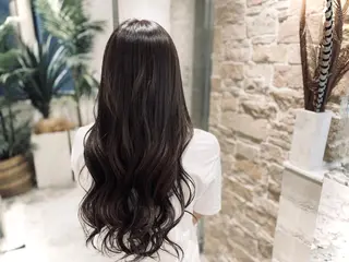ロング カラー 髪質改善カラー、美髪 トリートメント専門のヘアスタイル