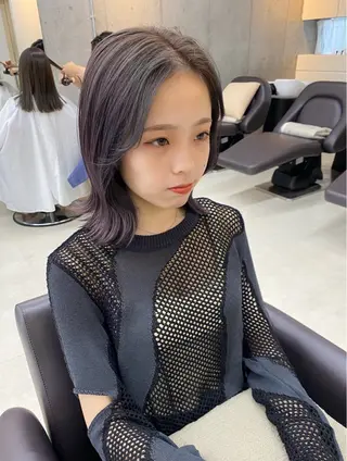 ミディアム うる艶ヘア♡韓国好き 透明感　shotaのヘアスタイル