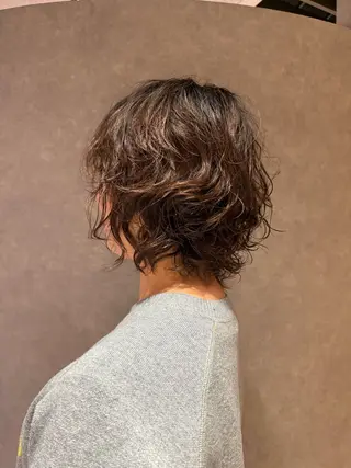 ショート パーマ 似合わせパーマ /神戸/ayaのヘアスタイル