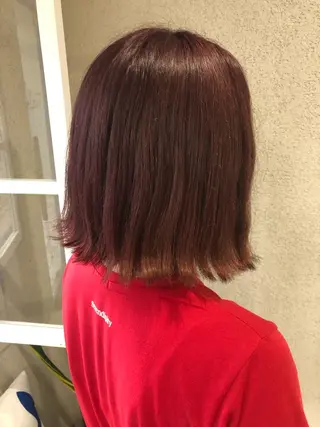 ミディアム 阿部 美咲のヘアスタイル