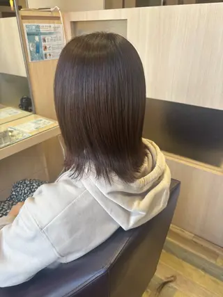 ミディアム 下澤 天音のヘアスタイル