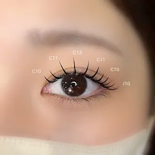 マツエク・マツパ EYE&NAIL M / EBINA🌛のマツエク・マツパデザイン