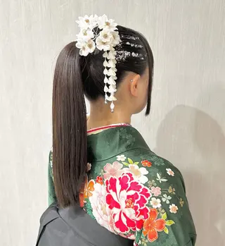 ロング ヘアアレンジ ヘアセット専門店 Rのヘアスタイル