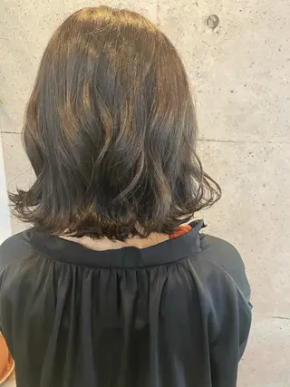 ミディアム カラー ヘアアレンジ 似合わせhair🌼 misakiのヘアスタイル