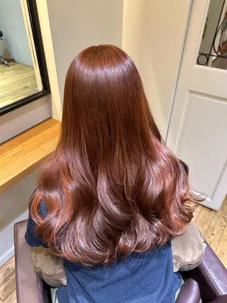 セミロング 艶髪カラー×髪質改善 🎀中島鈴菜のヘアスタイル