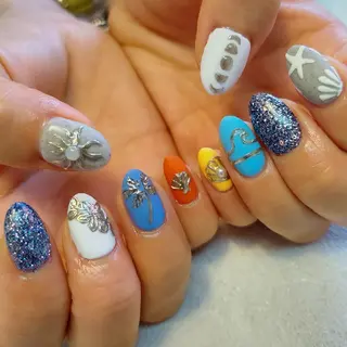 ネイル ジェヌインネイル 河内のネイルデザイン