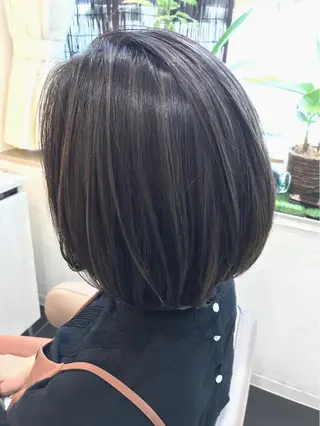 ショート カラー 山崎俊輔/髪質改善 /バレイヤージュのヘアスタイル