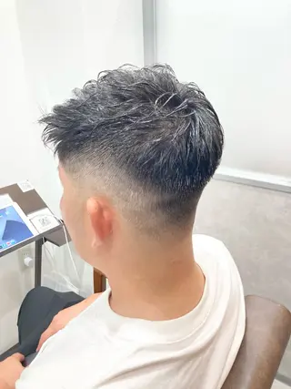 ショート パーマ メンズ パーマ職人 矢部絢一のヘアスタイル