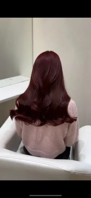 カラー 艶カラー/ブリーチ なし/ASUMI🎀のヘアスタイル