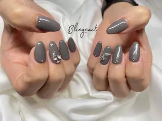 ネイル 23時まで❤︎韓国、 ワンホンネイルのネイルデザイン