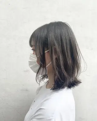 ミディアム カラー 髪質改善☆ 縮毛矯正miyuのヘアスタイル