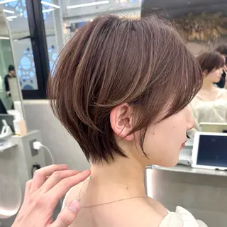 ショート 《髪質改善✖️レイヤ ー🩶》ナオヤのヘアスタイル