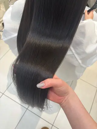 セミロング カラー かなこ/重めレイヤー /透明感カラーのヘアスタイル