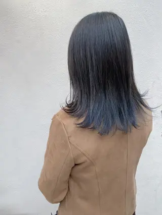 ミディアム カラー 髪質改善/艶髪 やまなかのヘアスタイル
