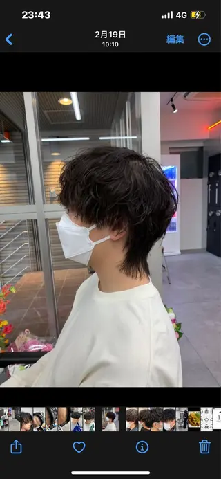 ショート カラー メンズ キッズ パーマ支持率No.1 ❤️‍🔥安成弾のヘアスタイル