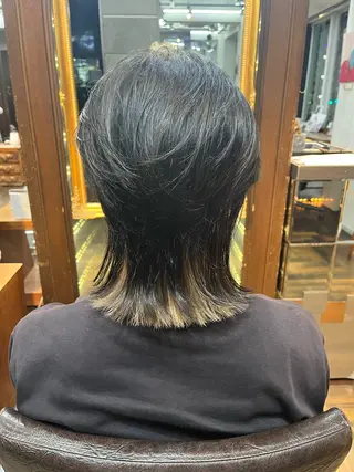 カラー メンズ 逢坂 智也のヘアスタイル