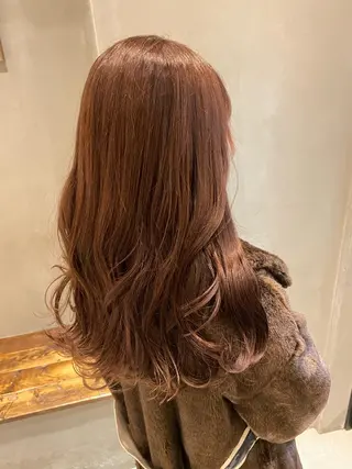ロング 顔周りカット・相談 レイヤーも◎しずくのヘアスタイル