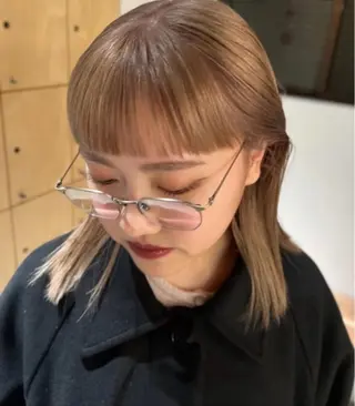 カラー 熊谷 由貴のヘアスタイル