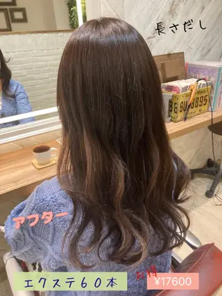 ロング あやかショート 白髪ぼかしのヘアスタイル