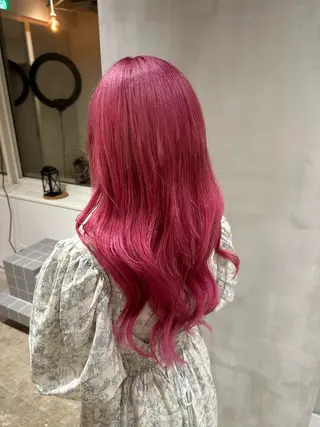 ロング 👑ハイトーン👑プ ルエクステ👑だいとのヘアスタイル