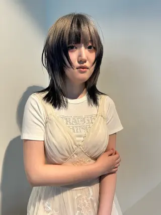 ミディアム カラー 🎀オイダイラ モモカ🎀のヘアスタイル