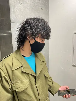 パーマ メンズ メンズモテパーマ💙 fuwaのヘアスタイル